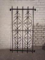 Ijzeren sier hekwerk  kleur: zwart., Tuin en Terras, Tuinhekken en Hekwerk, Ophalen of Verzenden, IJzer, Sierhekwerk