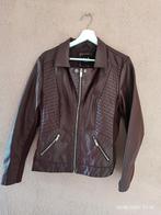 MS Mode Leren Jack – Aubergine – Maat 44, Paars, Maat 42/44 (L), Ophalen of Verzenden, Zo goed als nieuw