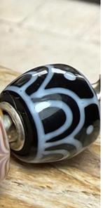 Trollbeads Uniek Mini Barrel CC, Sieraden, Tassen en Uiterlijk, Bedels, Nieuw, Trollbeads, 1 bedel, Glas of Kristal