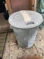 Metalen vuil emmer, Huis en Inrichting, Ophalen of Verzenden, Zo goed als nieuw, Metaal, Minder dan 50 cm