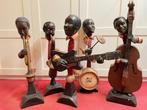Set van 5 grote Jazz Band beelden – handgemaakt, vintage, Ophalen