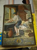 Delfts Blauw Cloisonné Tegel - Bakkerij Zeelandia 1950, Antiek en Kunst, Antiek | Wandborden en Tegels, Ophalen