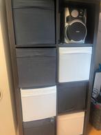 Ikea kallax kast incl bakken, Ophalen, Zo goed als nieuw, 25 tot 50 cm