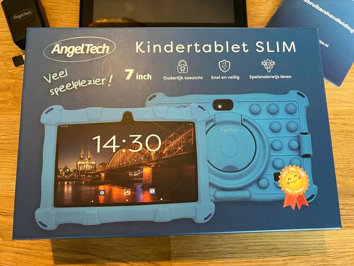 Zo Goed Als Nieuwe AngelTech Kindertablet SLIM, Computers en Software, Android Tablets, Zo goed als nieuw, Wi-Fi, 7 inch of minder