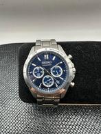 Seiko chronograaf panda, Sieraden, Tassen en Uiterlijk, Horloges | Heren, Gebruikt, Staal, Jp, Verzenden