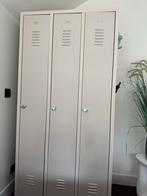 Metalen locker Kledingkast met planken en roedes - 2 kleuren, Huis en Inrichting, Ophalen, Gebruikt, 50 tot 100 cm, 150 tot 200 cm