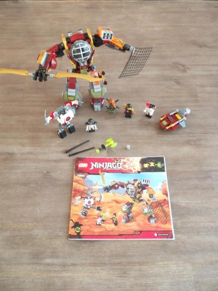 lego ninjago 70592 salvage mec. (2016), Kinderen en Baby's, Speelgoed | Duplo en Lego, Gebruikt, Lego, Complete set, Ophalen of Verzenden