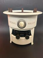 2-Pits Wit Haller Petroleumstel, Antiek en Kunst, Antiek | Emaille, Ophalen of Verzenden