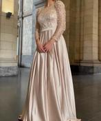 Avondjurk, Galajurk, Beige, Ophalen of Verzenden, Zo goed als nieuw