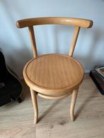 3 houten cafe- bistro stoelen/ vintage stijl, Ophalen, Bruin, Zo goed als nieuw, Vier