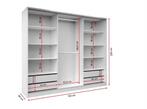 KLEDINGKAST MET TRANSPORT EN MONTAGE, Glas, Nieuw, 200 cm of meer, Met hangruimte