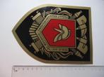 sticker oud Brandweer Paraat schiedam beveiliging groot retr, Verzenden, Zo goed als nieuw, Bedrijf of Vereniging