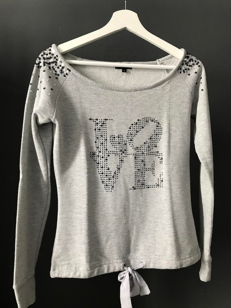 Grijze trui, Kleding | Dames, Ophalen of Verzenden, Lange mouw, Maat 36 (S), Grijs