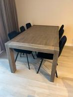 Eettafel Henders & Hazel 190x100 cm (excl. stoelen), Huis en Inrichting, Ophalen, Gebruikt, 50 tot 100 cm, Vijf personen of meer