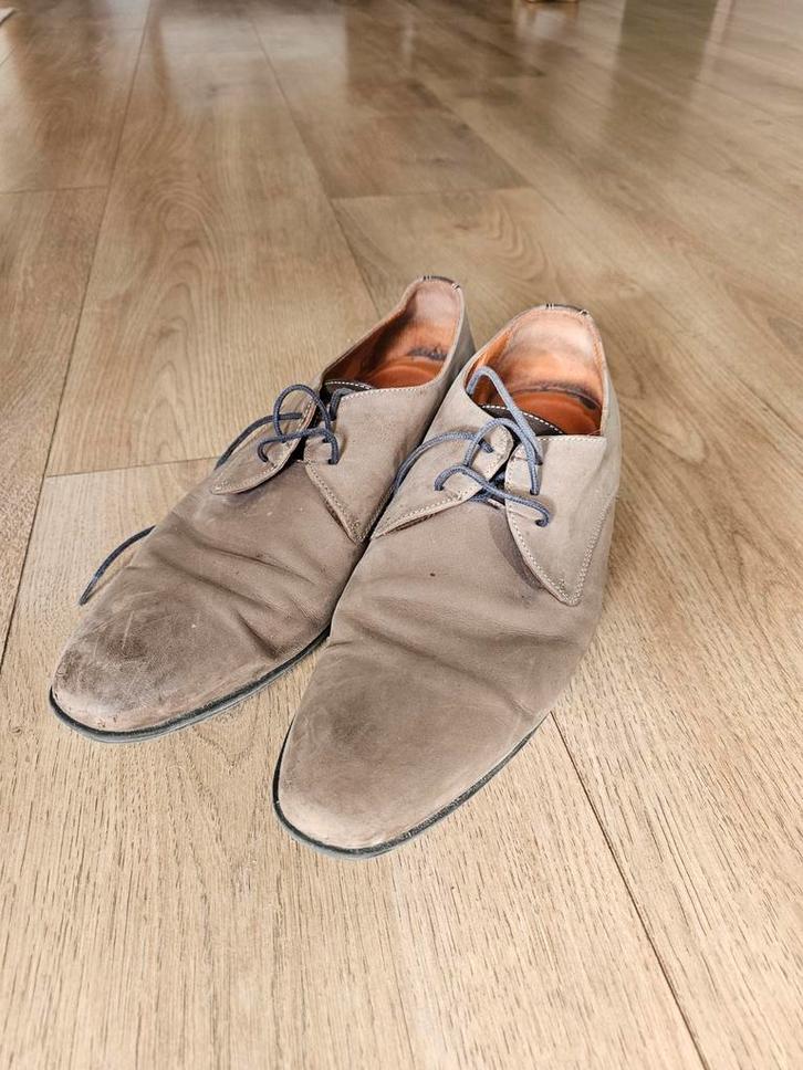 Van Lier heren schoenen maat 44 grijs nette schoenen, Kleding | Heren, Schoenen, Zo goed als nieuw, Veterschoenen, Overige kleuren