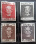Nederland NVPH 534 - 537 Juliana en Face 1949 100 % postfris, Postzegels en Munten, Postzegels | Nederland, Verzenden, Na 1940