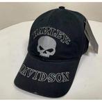 Harley pet, cap, Willy G Skull, Zwart, nieuw., Ophalen of Verzenden, Nieuw met kaartje, Overige typen