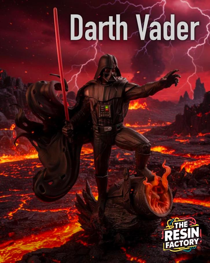 1:4 Darth Vader statue (custom), Verzamelen, Beelden en Beeldjes, Zo goed als nieuw, Overige typen, Ophalen of Verzenden