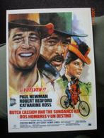 kaart Paul Newman Robert Redford Katharine Ross, Ophalen of Verzenden, 1980 tot heden, Ongelopen, Sterren en Beroemdheden