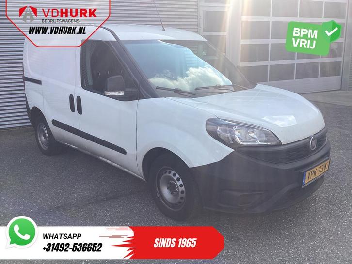 Fiat Dobló Cargo 1.6 MJ 105 pk BPM VRIJ! 3Pers/ NL Auto/ Ai, Auto's, Bestelauto's, Bedrijf, Te koop, ABS, Airconditioning, Alarm