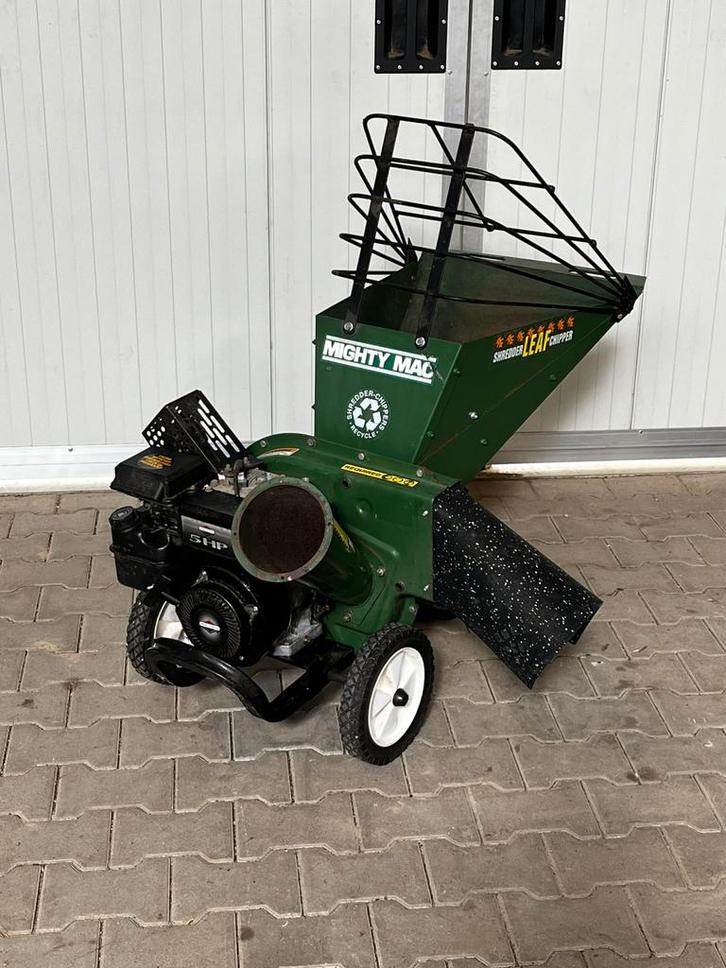 Mighty Mac hakselaar versnipperaar, Tuin en Terras, Hakselaars, Gebruikt, Benzine, Ophalen