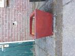 Mooie plantenbak rood vierkant glazuur, Ophalen, Steen, Gebruikt, Minder dan 60 cm