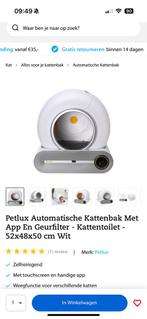 Zelfreinigende kattenbak Petlux, Dieren en Toebehoren, Kattenbakken, Ophalen, Zelfreinigend, Zo goed als nieuw, Open
