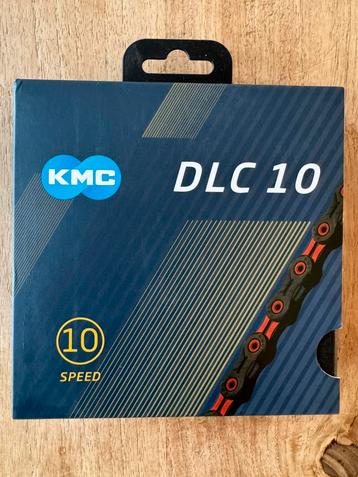 KMC DLC10 fietsketting 10-speed zwart/rood - gloednieuw beschikbaar voor biedingen