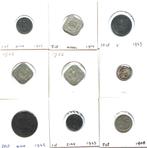 Nederlanden lot met 9 verschillende oude munten, Zilver, Verzenden