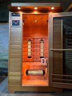 COMBI SAUNA INFRAROOD MET OPGIETKACHEL GRATIS BEZORGD! 🚚, Sport en Fitness, Sauna, Ophalen of Verzenden, Zo goed als nieuw, Fins of Traditioneel