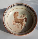 wandbordje Ed Antheunis  met dartel paardje handwerk, Ophalen of Verzenden
