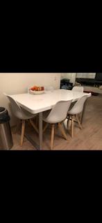 Hoogglans tafel, Ophalen, Zo goed als nieuw, Rechthoekig, 150 tot 200 cm