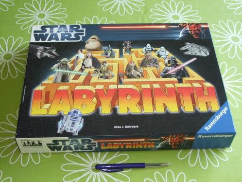 Star Wars Labyrinth, Hobby en Vrije tijd, Gezelschapsspellen | Bordspellen, Zo goed als nieuw, Een of twee spelers, Drie of vier spelers