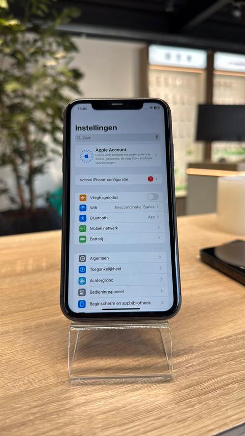  iPhone 11 128GB Zwart Batterij 100% 2 jaar garantie, Telecommunicatie, Mobiele telefoons | Apple iPhone, Refurbished, 128 GB