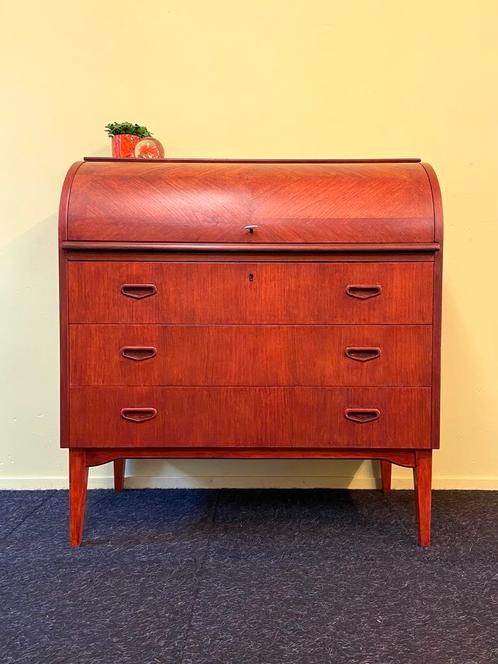 Vintage secretaire jaren 60/70 SMi zweden mid-century, Huis en Inrichting, Bureaus, Gebruikt, Bureau, Ophalen of Verzenden