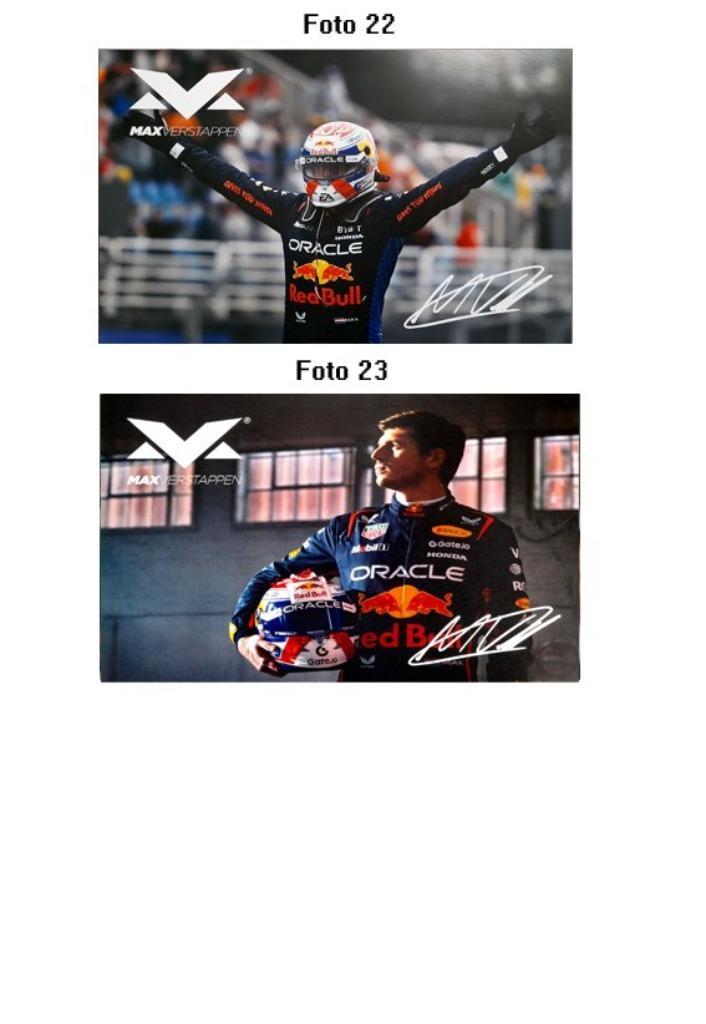Foto kaarten Max Verstappen, Verzamelen, Automerken, Motoren en Formule 1, Zo goed als nieuw, Formule 1, Ophalen of Verzenden
