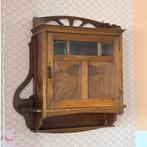 Uniek Antiek Eiken Wandkastje, Ophalen of Verzenden