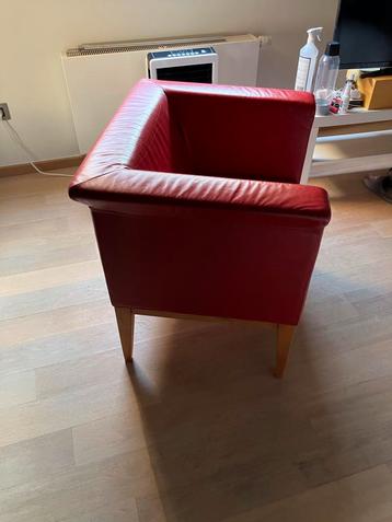Art&Form Italia Isola Bella Fauteuil - Rood Leer beschikbaar voor biedingen