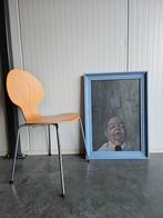 Schilderij olieverf op board portret door Maurice Brenkman, Ophalen