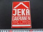 sticker tegelen JEKA dakpannen, Ophalen, Zo goed als nieuw