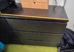 Ikea ladekast 3 laden, Malm zwartbruin, Huis en Inrichting, Kasten | Ladekasten, Ophalen, 50 tot 100 cm, Zo goed als nieuw, 3 of 4 laden