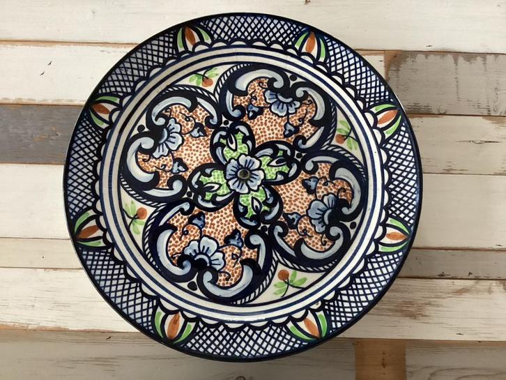 Spaans Wandbord P. Zorilla - Ø 35cm, Huis en Inrichting, Woonaccessoires | Wanddecoraties, Ophalen