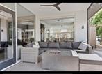 Loungeset hoekbank antraciet, Tuin en Terras, Tuinsets en Loungesets, Ophalen, Zo goed als nieuw, Wicker, Hocker