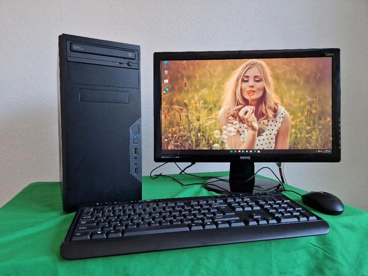 - i5 Incl Snelle PC Led Lcd Win 11 SSD + HDD 8 Gb ram -, Computers en Software, Desktop Pc's, Refurbished, 4 Ghz of meer, HDD