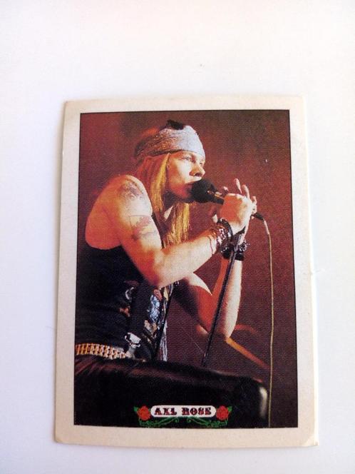 Guns N' Roses Axl Rose stickers 4 x 5.5 Cm € 0,50 per stuk, Verzamelen, Muziek, Artiesten en Beroemdheden, Nieuw, Overige typen