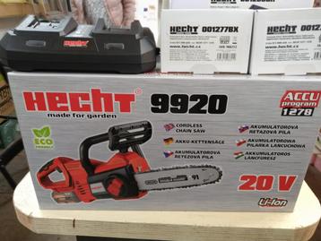 Hecht HT9920accu kettingzaag 20v met lader en 2 accu's