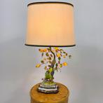 Prachtig porselein lampje van Mangani Italy 70s mid century, Ophalen of Verzenden, Zo goed als nieuw, Overige materialen, Minder dan 50 cm