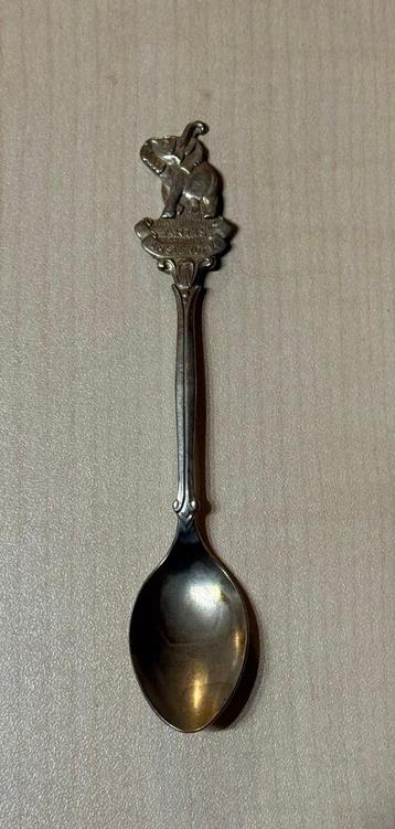 Verzilverd (90) Lepeltje Amsterdam Artis Olifant. beschikbaar voor biedingen