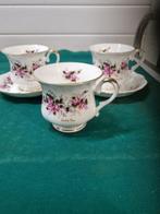 kop en schotel royal ascot society rose, Antiek en Kunst, Antiek | Servies los, Ophalen of Verzenden