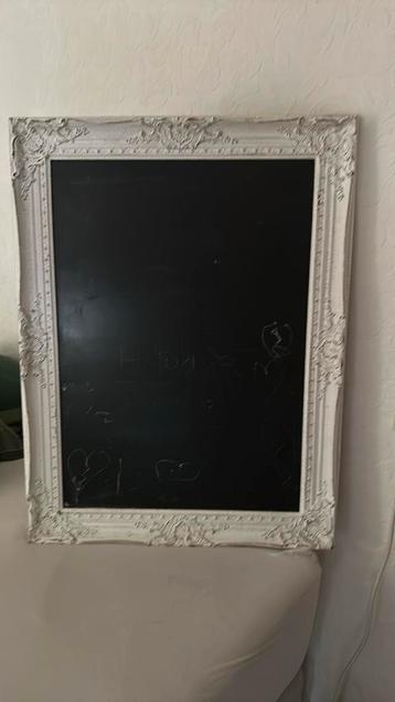 Prachtige baroklijst met krijtbord 64x82cm beschikbaar voor biedingen